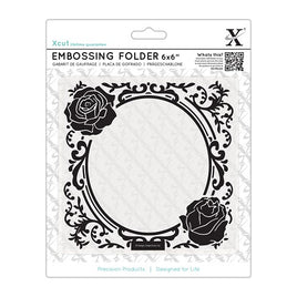 Xcut Embossing folder - Rose Frame