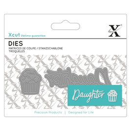 Docrafts - Xcut dies -Mini Sentiment - Daughter (2 pcs)