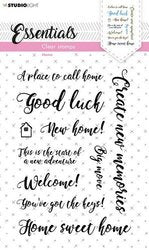 Studio Light - Clear Stamp Sentiments/Wishes Home
