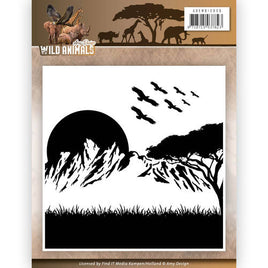 Amy Design -  Embossing Folder - Wild Animals