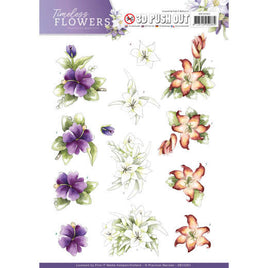 3D - Die Cuts - Timeless Flowers - Lillies