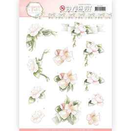 3D - Die Cut -Flowers in Pastels - Believe in Pink