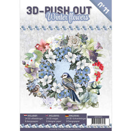 3D Pushout Book 11 Winter Flowers