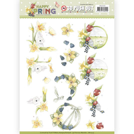 3D - Die Cuts - Happy Spring - Happy Daffodils