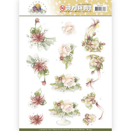 3D - Push Out - BLOOMING SUMMER - Sweet Summer Flowers