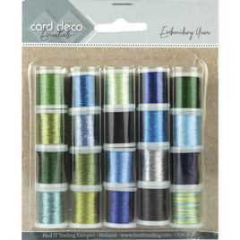 Embroidery Threads - Card Deco Essentials - Embroidery yarn mix 02