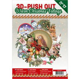 3D Push Out Book  No 17 - Warm Christmas Feelings