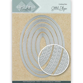 Card Deco Essentials - Stitch Oval Nesting Dies