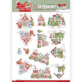 3D Push Out - SWEET CHRISTMAS- Sweet Houses