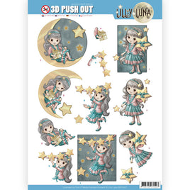 3D Push Out - Lilly Luna - Shine Like a Star