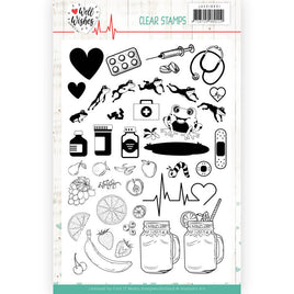 Jeanine's Art - Clear Stamps - Well Wishes