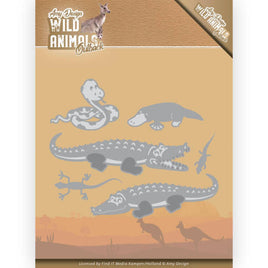 Amy Design -  DIES- Wild Animals Outback - Crocodile