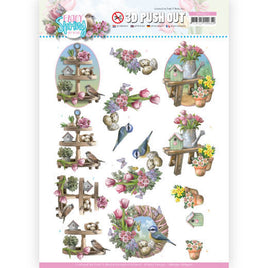 3D - Die Cut - Enjoy Spring - Spring Decorations