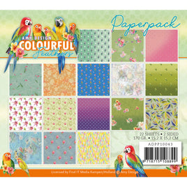 Paperpack - Amy Design –Colourful Feathers