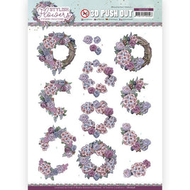 3D - Die Cut - Yvonne Creations - Stylish Flowers - Romantic Roses