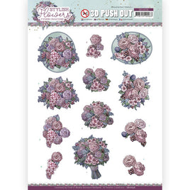 3D - Die Cut - Yvonne Creations - Stylish Flowers - Sweet Bouquet