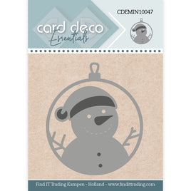 Card Deco Essentials - Cutting Dies - Mini Dies - Snowman Ornament