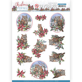3D - Die Cut - Push Out - Yvonne Creations - Christmas Miracle - Owl