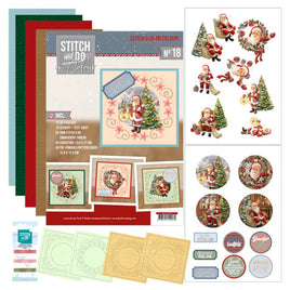 Stitch & Do -  On Colour -Creative Embroidery- From Santa with Love no 18