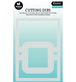 Studio Light Cutting Die - Squared Swing Card Essentials no. 384