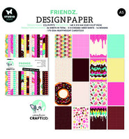 
              Studio Light - Creative Craft Lab - Friendz Design Paper Pad - Donuts
            