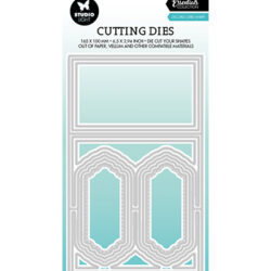 Studio Light - Essentials - Cutting Dies - Zig Zag card shape die set No 448