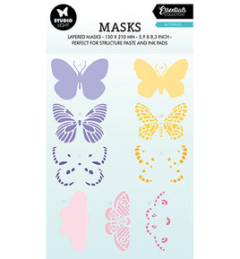 Studio Light - Mask/Stencil- Fly Butterfly - Essentials No 171