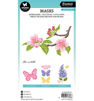 
              Studio Light - Mask/Stencil- Spring Flowers - Essentials No 173
            