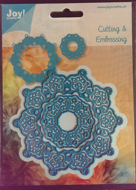 Joy Crafts - Cutting Embossing Die - Ornate Circles HEAVILY REDUCED