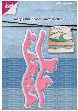 Joy Crafts - Cutting Embossing Die - Mushroom Wave Borders