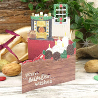 
              Hunkydory Moonstone Festive Moments Dies - Set The Scene - Warm Winter Wishes
            
