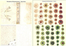 3D - Die Cut - Small Flowers code 83363 Packet 2 sheets