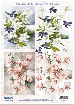 3D - Die Cut - Lilies & Magnolias