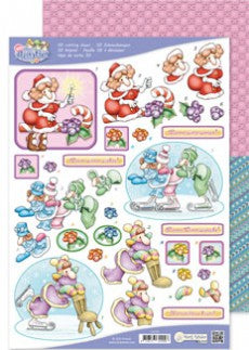 3D - Die Cut - Christmas - The Aunties 2 sheets