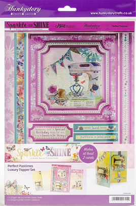 Hunkydory - Topper Die-cut-Sparkle and Shine-Perfect Pastimes