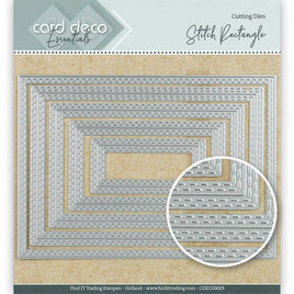 Card Deco Essentials - Stitch Rectangle