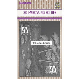 Nellie's Choice - 3D Embossing Folder Waterfall