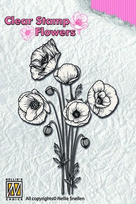 Nellie's -Clear Stamps - Flowers