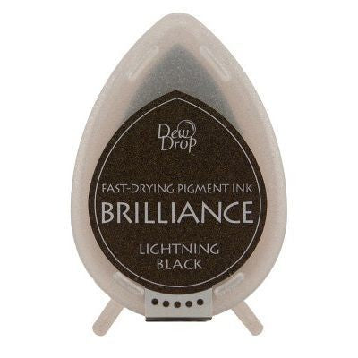 Brilliance Dew Drop Pigment Ink Pad - Graphite Black