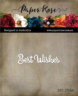 Paper Roses -  Die - Best Wishes