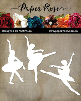 Paper Roses -  Die - Ballerina Trio #2