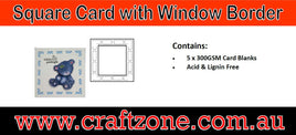 Square Window Card