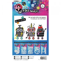 
              Art by Marlene- Out of this World- Robot Mix & Match Die Set
            