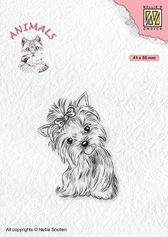 Nellie's Choice - Clear Stamps - Dog Yorkshire terrier