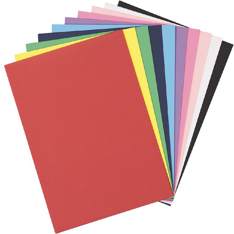 A4 Coloured Cardstock - Smooth Finish Solid Colour. Pkt 20 sheets avai ...