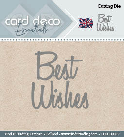 Card Deco Essentials - "Best Wishes"