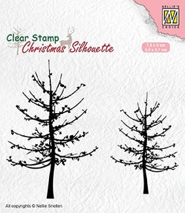 Nellie's Choice - Clear Stamps - Leafless trees