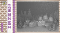 
              Nellie's Choice - 3D Embossing Folder Snowy Village
            