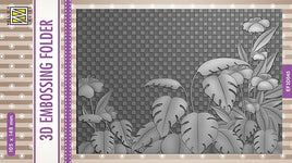 Nellie's Choice - 3D EMBOSSING folder "Flowers Monstera Deliciosa"