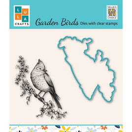 Nellie's Choice - Stamp & Die Set - "Garden Bird 3"